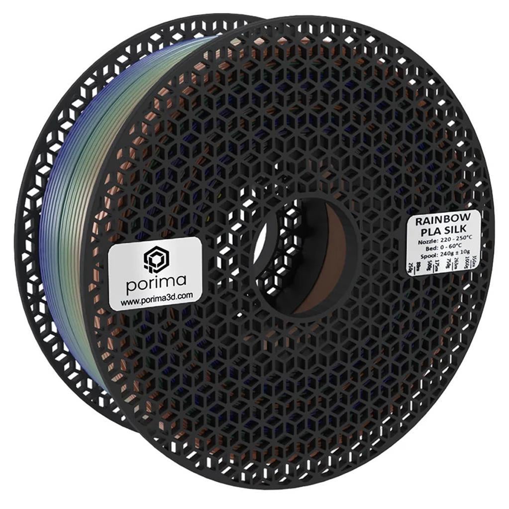 Porima PLA 1.75mm Silk Rainbow Filament 1Kg