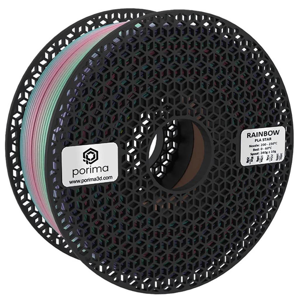 Porima PLA 1.75mm Star Rainbow Filament 1Kg