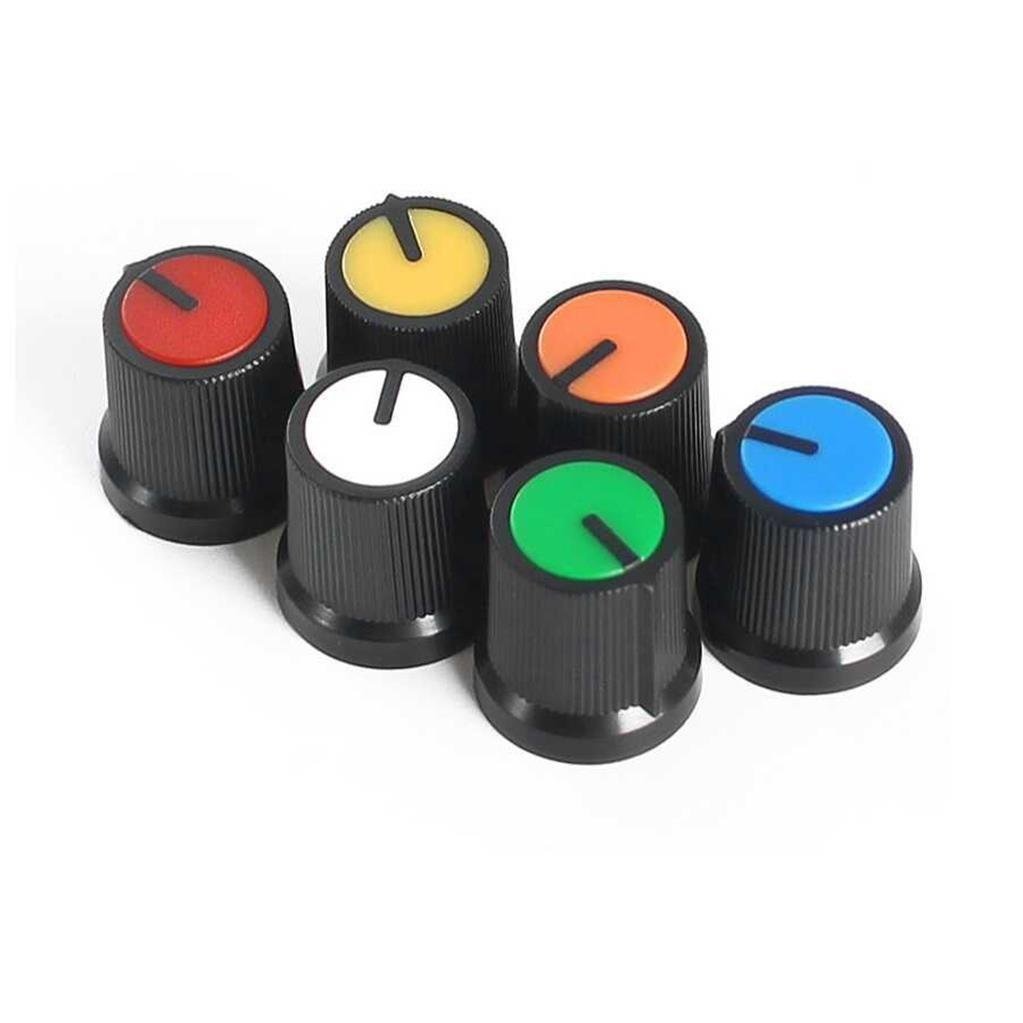 Potansiyometre (Enkoder) Başlığı Fitilli-Sarı