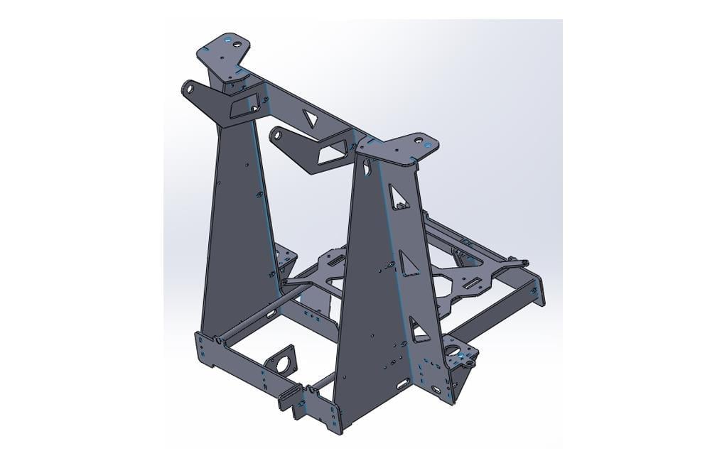 Prusa İ3 Yarı Metal  Şase