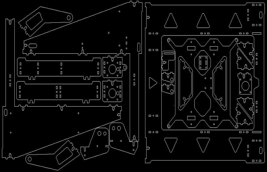 Prusa İ3 Yarı Metal  Şase