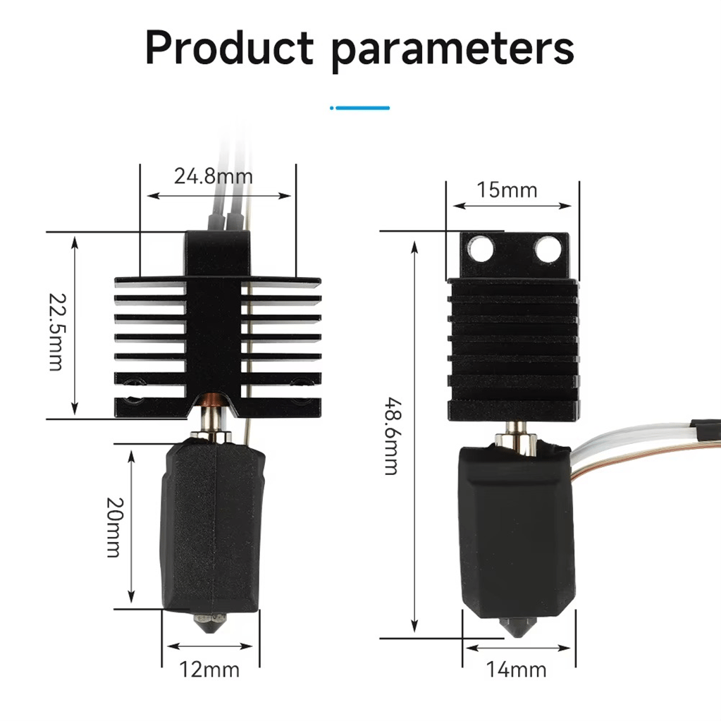Qidi Tech X Plus 3-X Max 3-X Smart Yükseltilmiş Hotend Kiti
