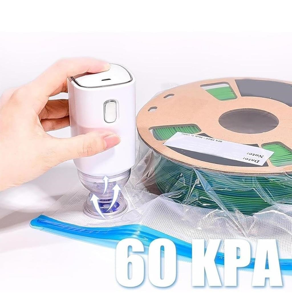 Şarj Edilebilir Elektrikli Filament Poşeti Vakum Pompası-CQ-008