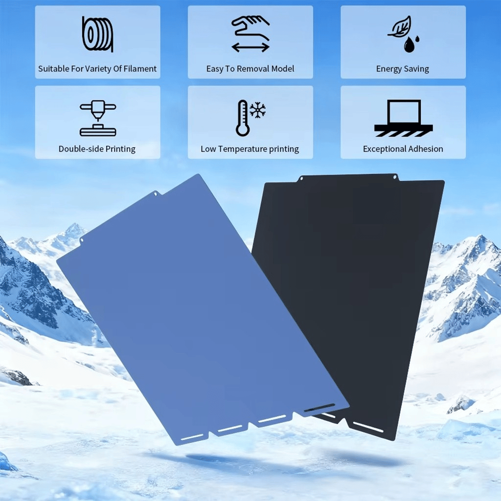 Snap Maker U1 Çift Taraflı Düşük Sıcaklık Soğuk Baskı Yüzeyi-Siyah-270x270mm
