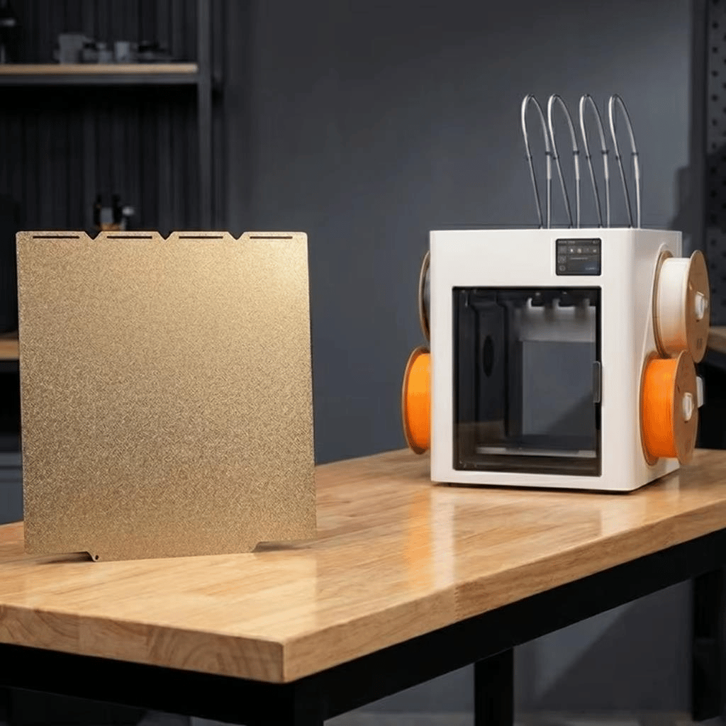 Snapmaker U1 Çift Taraflı Pütürlü Pei Baskı Yüzeyi-Siyah-270x270mm