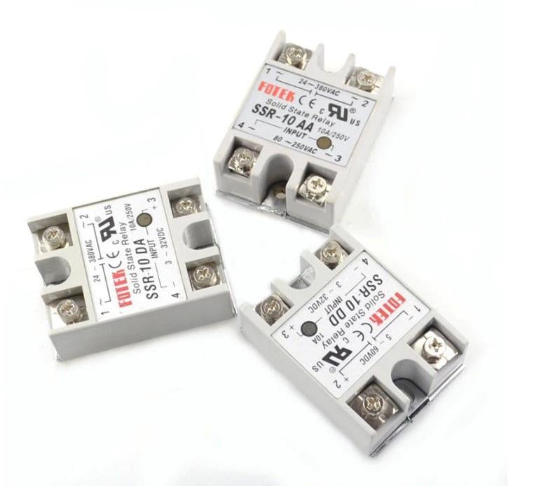SSR-10DA (10A) Solid State Röle (Geliştirme Kartlarıyla Uyumlu)