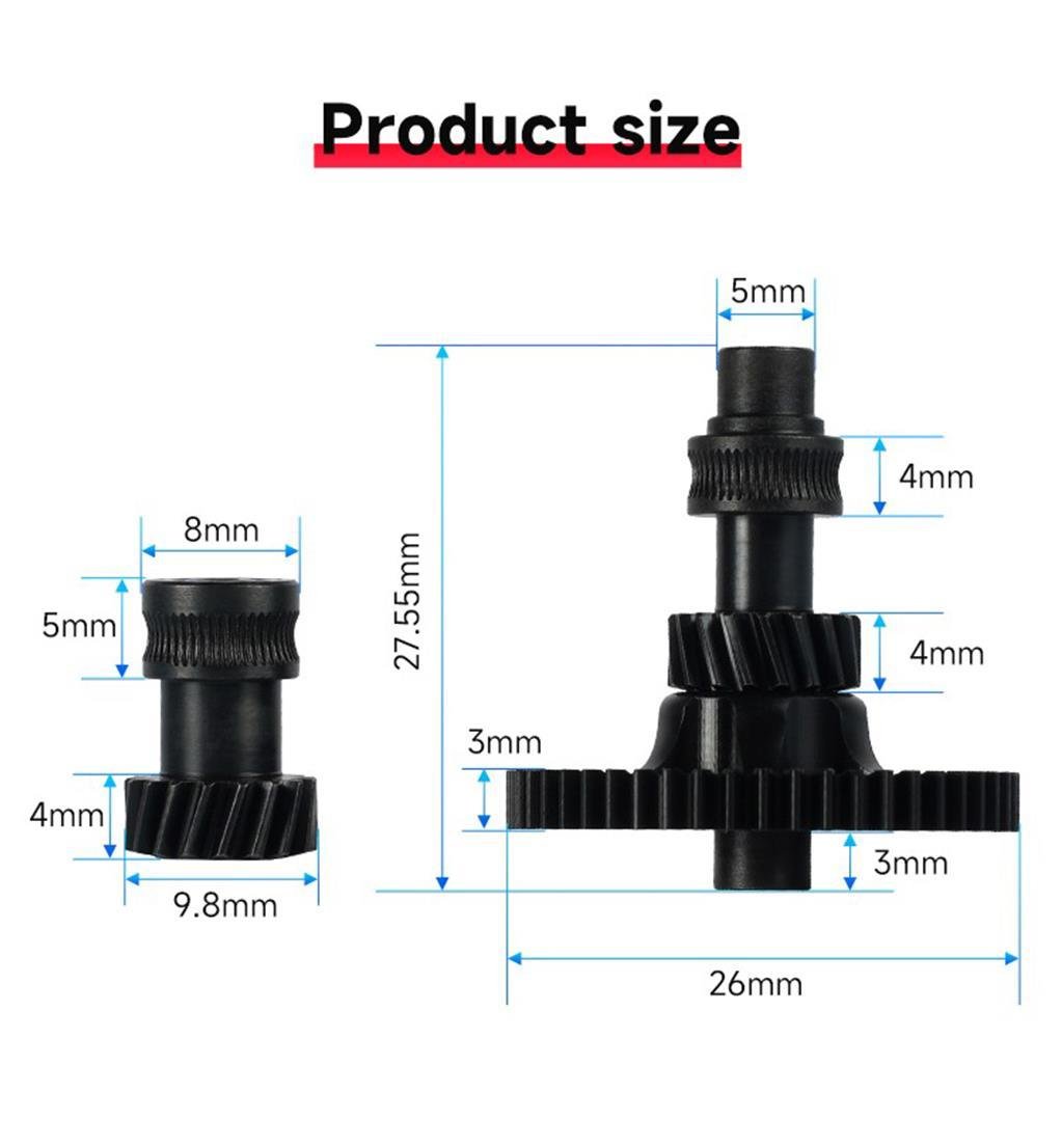 Voron Bm Extruder Dişlisi-Voron 2.4 CW1-CW2-Trident CW1-CW2(Helis Dişli)