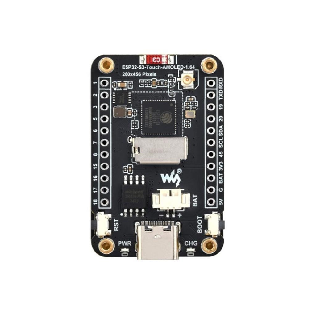 WaveShare ESP32-S3 AMOLED Dokunmatik Ekranlı Wi-Fi-Bluetooth Geliştirme Board