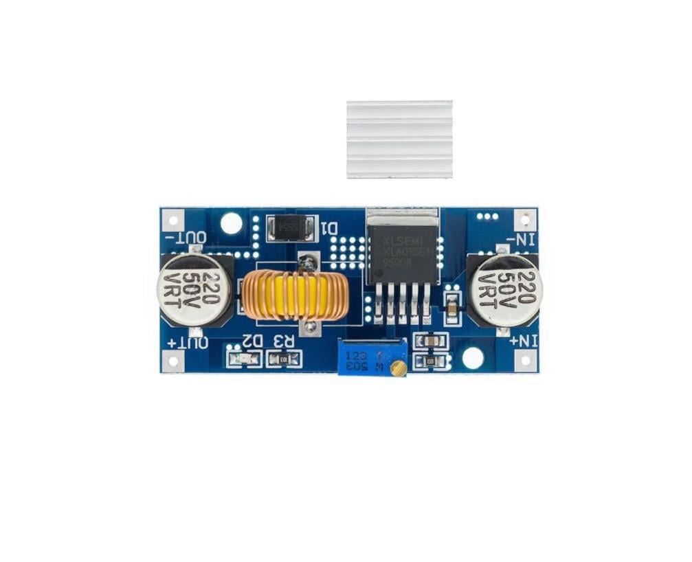 XL4015 5A Ayarlanabilir DC DC Voltaj Düşürücü(Soğutuculu)