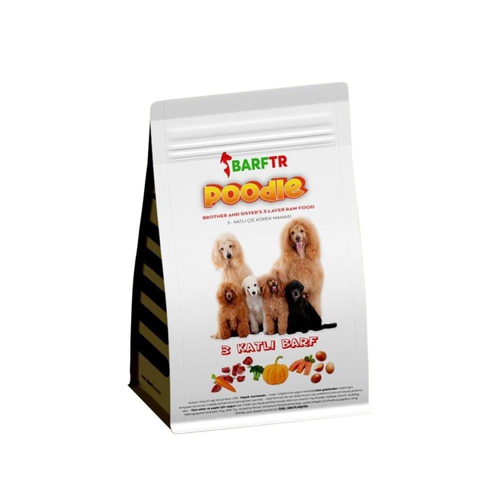 3 Katlı Barf Köpek Maması 3 Kg 1000 gr Tekli Ambalajlarda