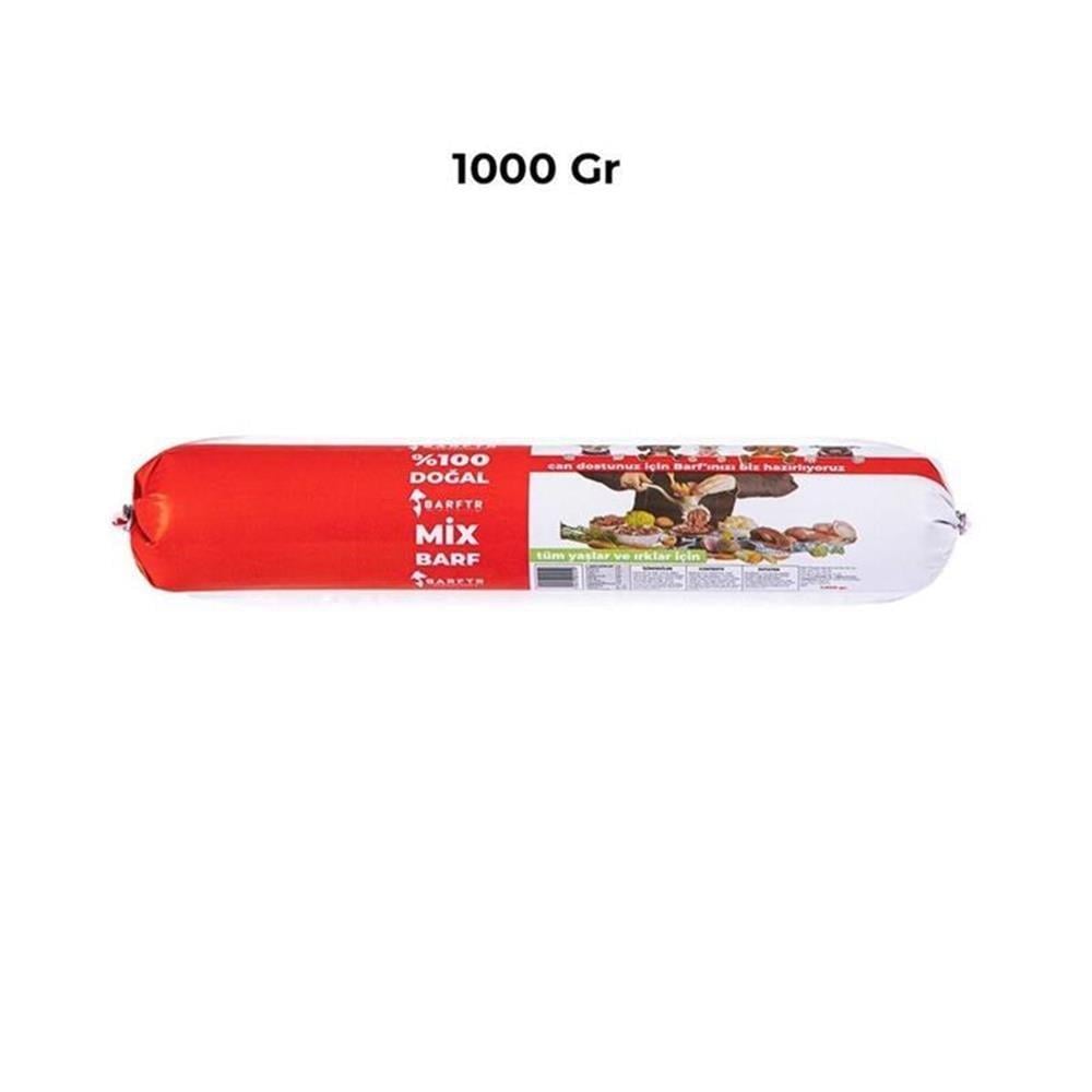 Mix Barf 20 kg 1000 GR Salam Paket Tekli Ambalajlarda Köpek Maması