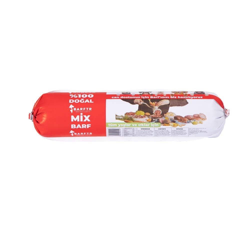 Mix Barf 20 kg 770 GR Salam Paket Tekli Ambalajlarda Köpek Maması