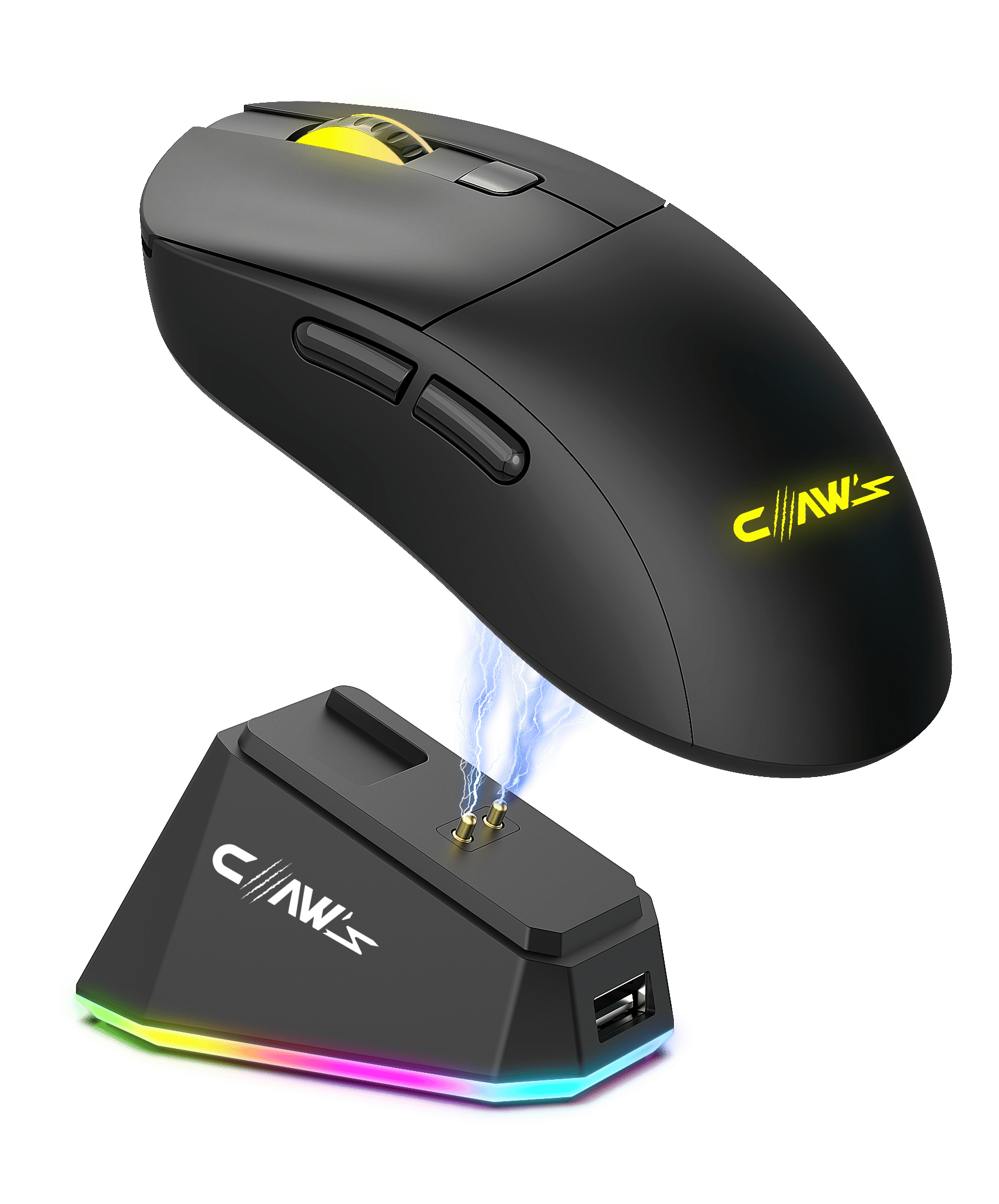 Claw's Banza 24000 Dpi Tri-Mode Kablosuz PAW3311 sensör Makro Yazılımlı Gaming Mouse