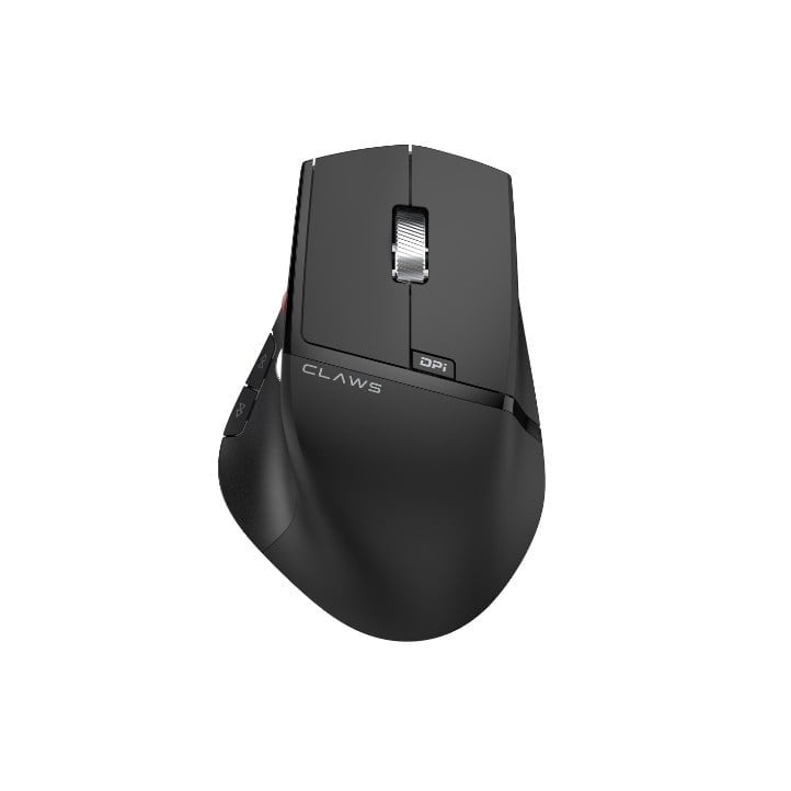 Claw's Genius Neo Çift Modlu Kablosuz Mouse - 8000 DPI PAW3220 Sensör, Yatay Kaydırma & Ses Tekerleği, 800mAh Şarj Edilebilir Batarya, Bluetooth + 2.4GHz Alıcılı Ofis ve Tasarımcı Mouse