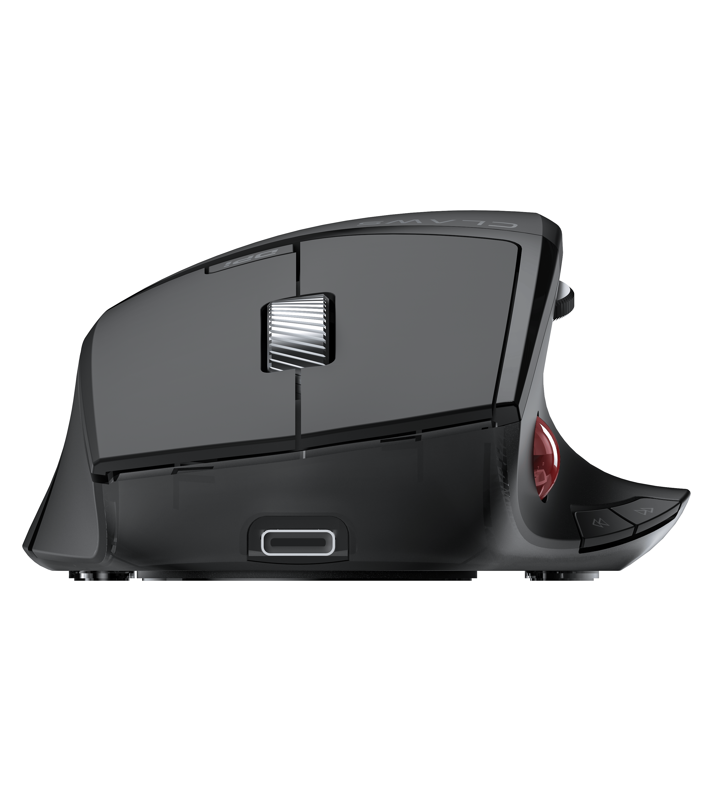 Claw's Genius Neo Çift Modlu Kablosuz Mouse - 8000 DPI PAW3220 Sensör, Yatay Kaydırma & Ses Tekerleği, 800mAh Şarj Edilebilir Batarya, Bluetooth + 2.4GHz Alıcılı Ofis ve Tasarımcı Mouse