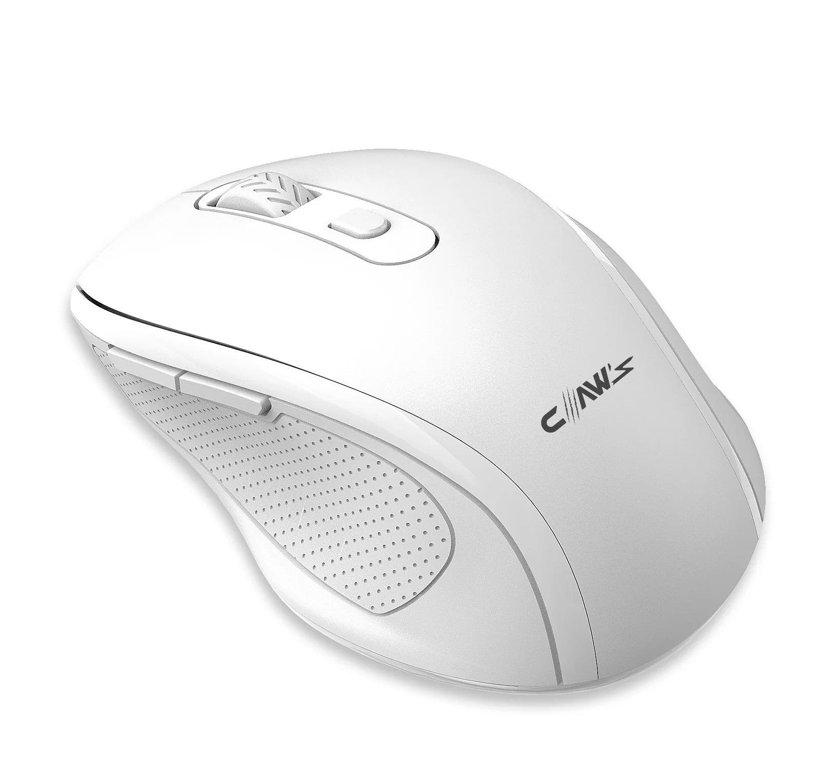 Claw's Genius v2 Pixart PAW3065 Sensörlü Kompakt Kablosuz Mouse - Beyaz (Windows & Mac Uyumlu)