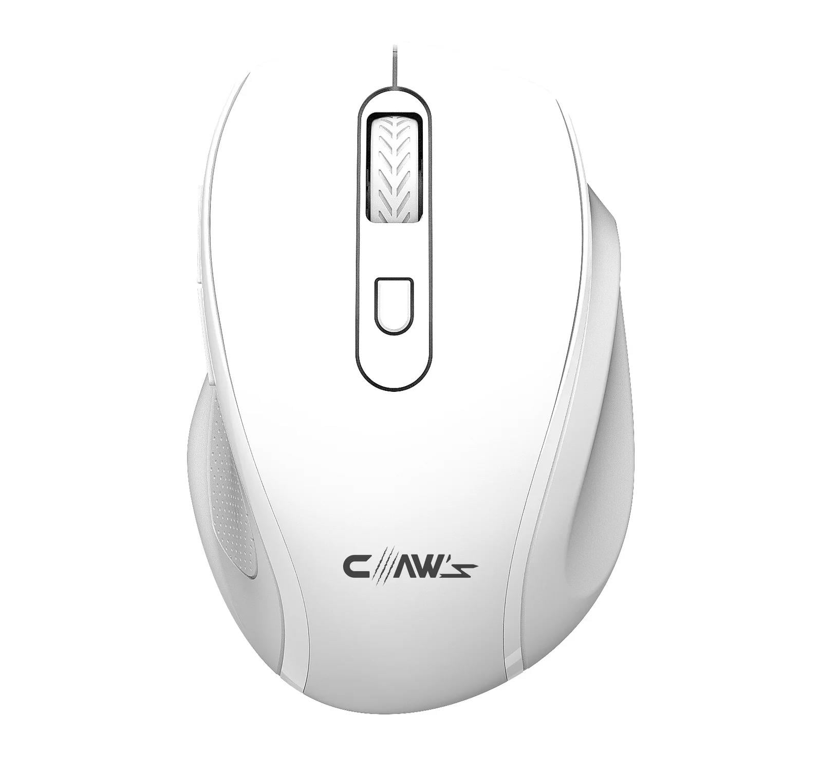 Claw's Genius v2 Pixart PAW3065 Sensörlü Kompakt Kablosuz Mouse - Beyaz (Windows & Mac Uyumlu)