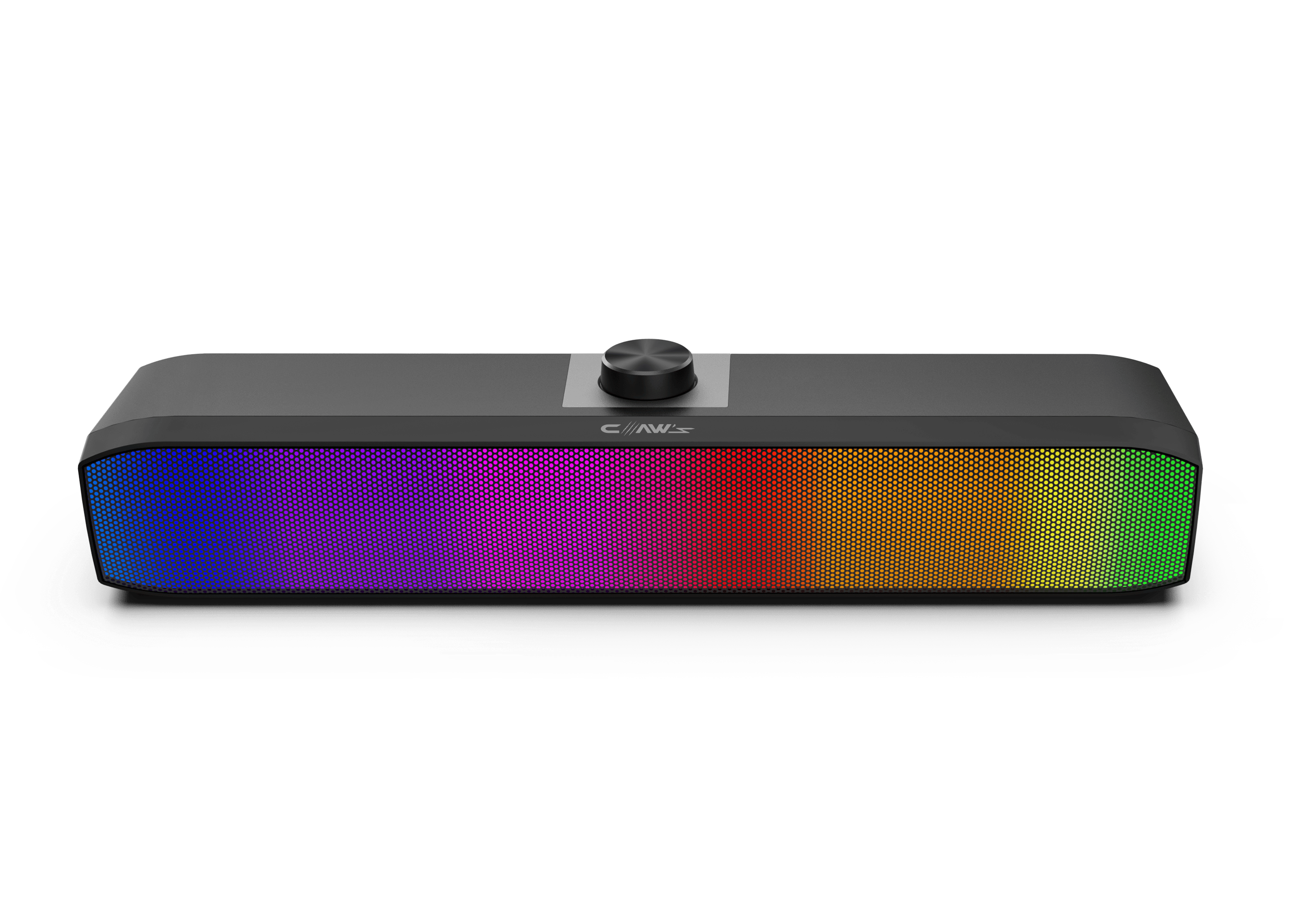 Claw's Lumatone 6W (3w x2) Full RGB Işıklandırmalı USB + 3.5mm Audio Çıkışlı Ses Kontrolcülü Kompakt Tasarım Tak-Çalıştır Gaming & Müzik Soundbar Speaker