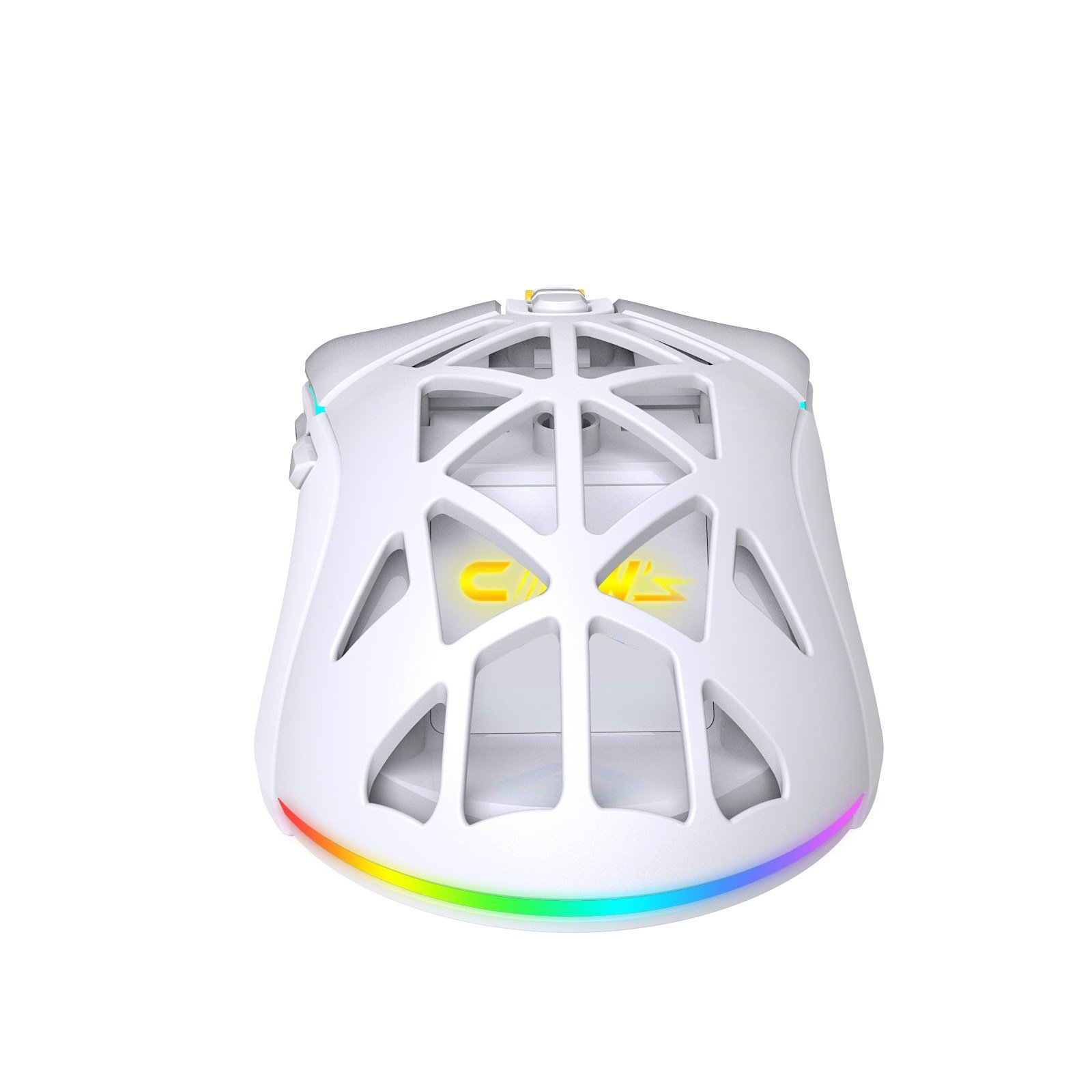 Claw's Nexus Air Pro Kablosuz 24.000 Dpi Pixart PMW3311 Sensör Makro Yazılımlı & Değiştirilebilir Kapaklı RGB Kablosuz Gaming Mouse - Beyaz (2.4 GHz Kablosuz + BT5.1 + Type-C ile Kullanım Desteği)