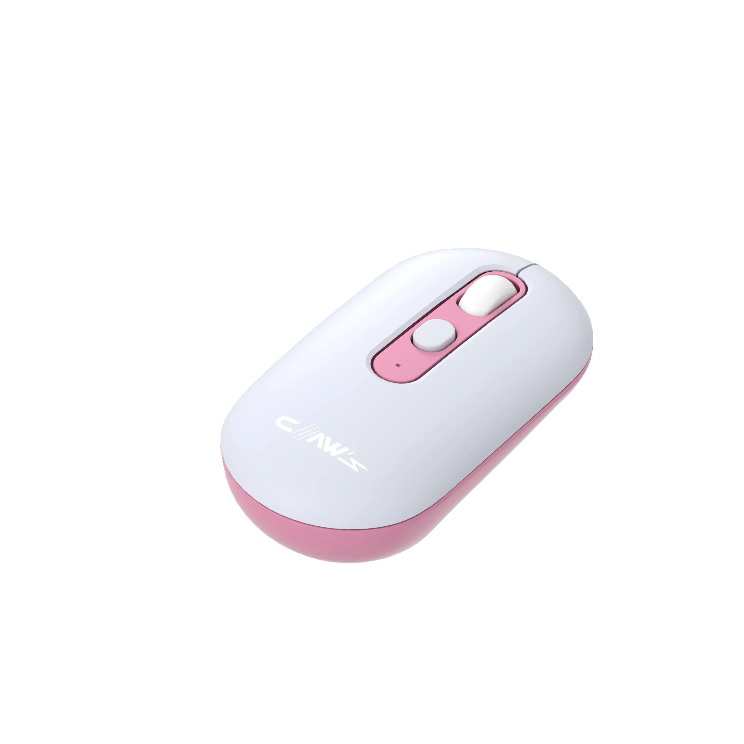 Claw's Pastel Style Dpı Değiştirme Tuşlu Kombin Renkli Kablosuz Mouse - Buz Mavisi