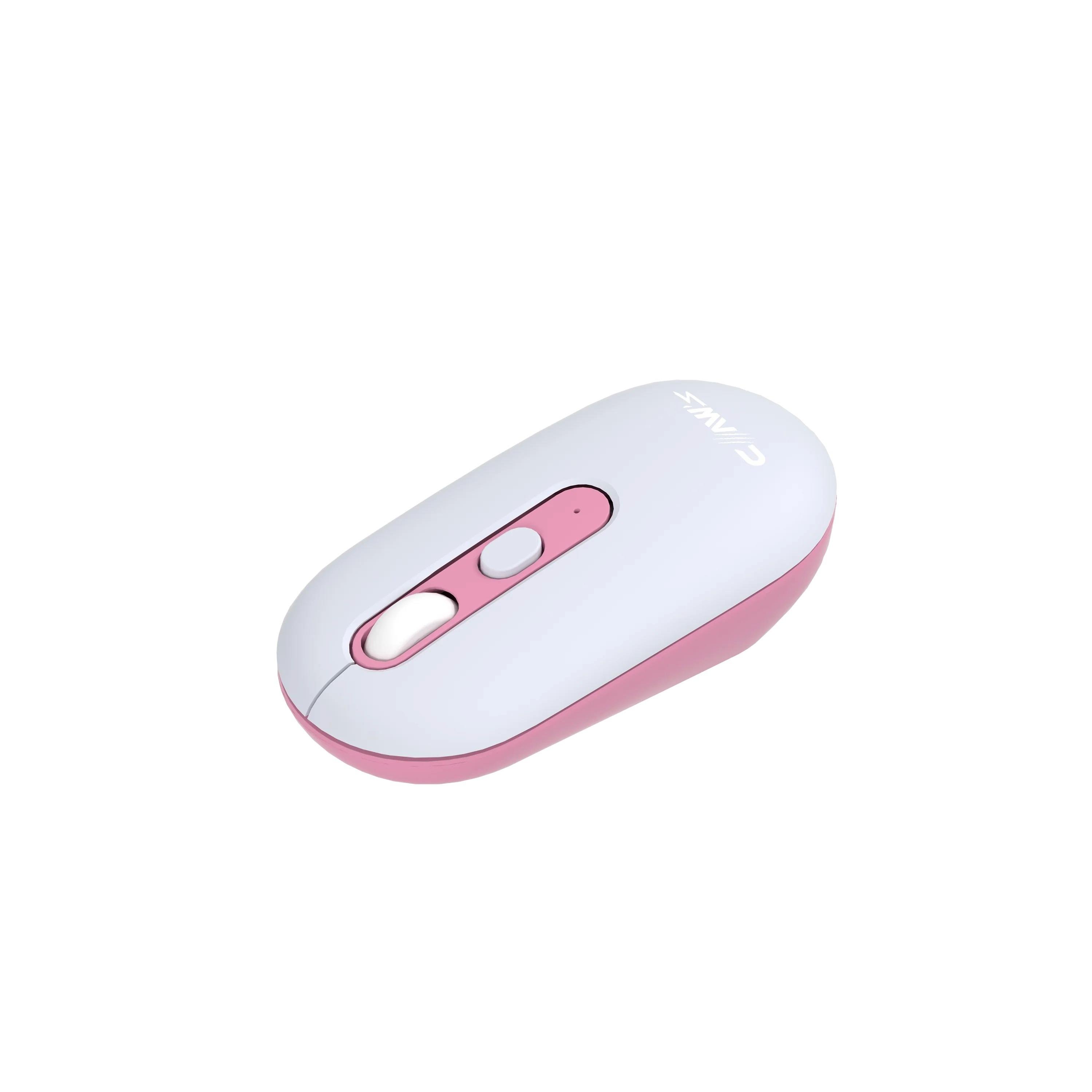 Claw's Pastel Style Dpı Değiştirme Tuşlu Kombin Renkli Kablosuz Mouse - Buz Mavisi