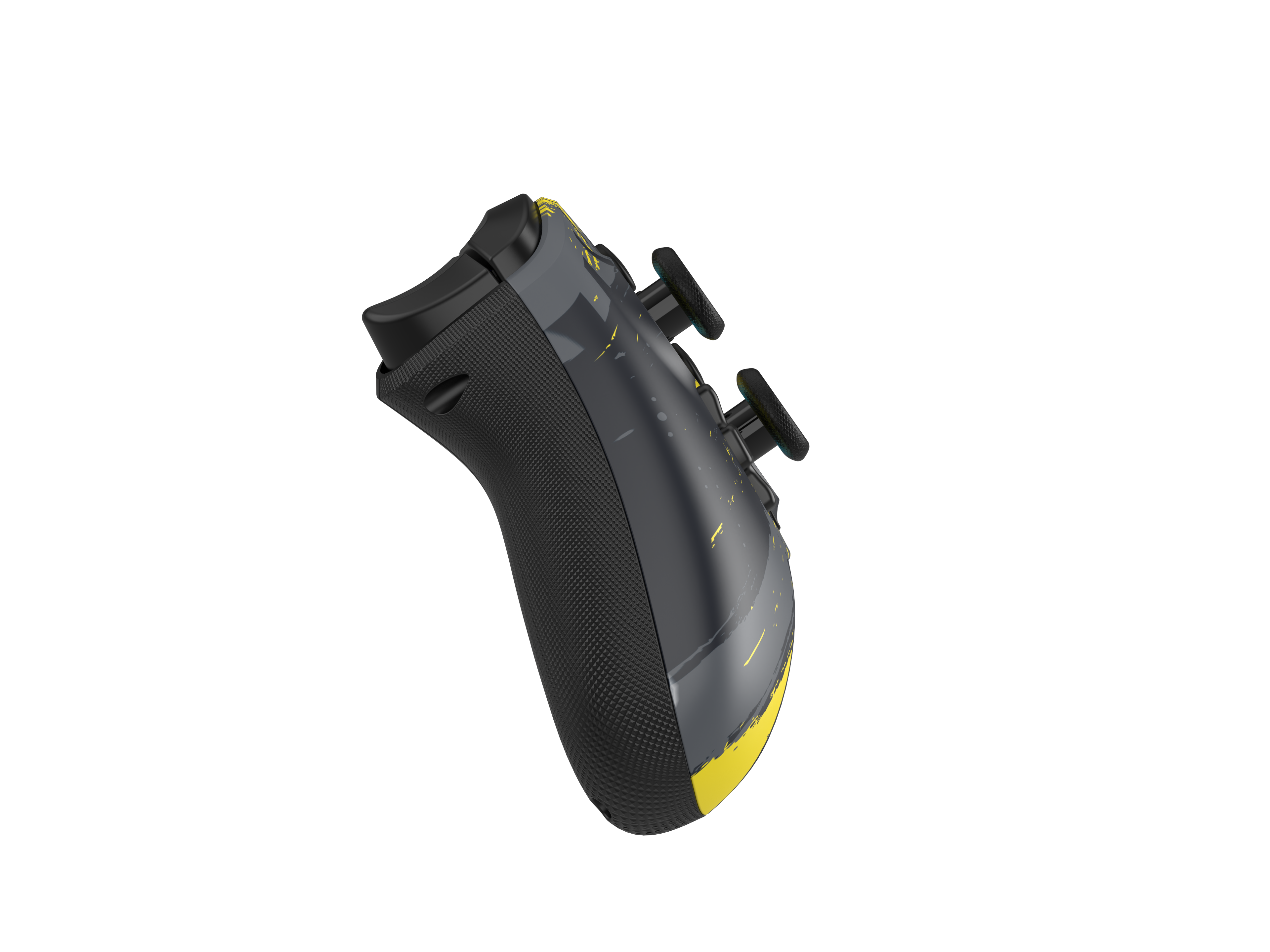 Claw's Tactical Mortal 2.4 Ghz/BT Çift Kablosuz Mod - Chromatic RGB - Makro - Silikon Switch - HALL 3D - Titreşimli - Turbo Modu - 18 Tuşlu Gamepad - Blackout Yellow