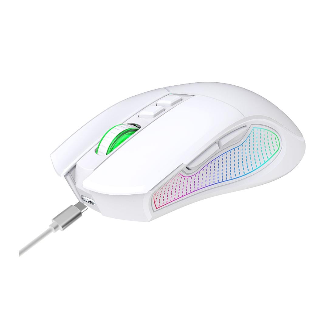 Crossfire Air V1 Kablosuz 10000 Dpi Pixart PMW3325 Sensör Makro Yazılımlı Chromatic RGB Kablosuz Gaming Mouse - Beyaz