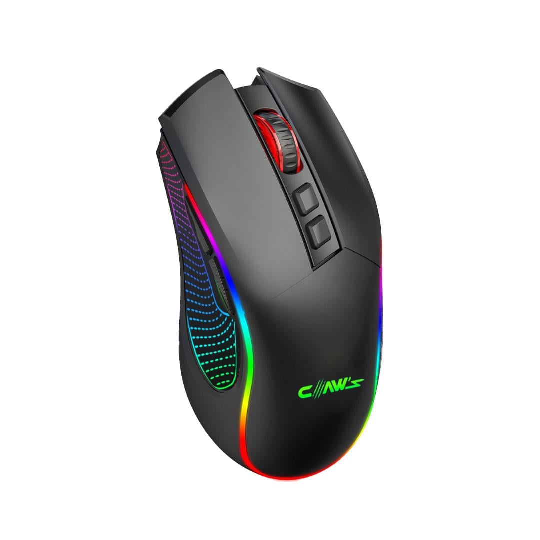 Crossfire Air V1 Kablosuz 10000 Dpi Pixart PMW3325 Sensör Makro Yazılımlı Chromatic RGB Kablosuz Gaming Mouse - Siyah