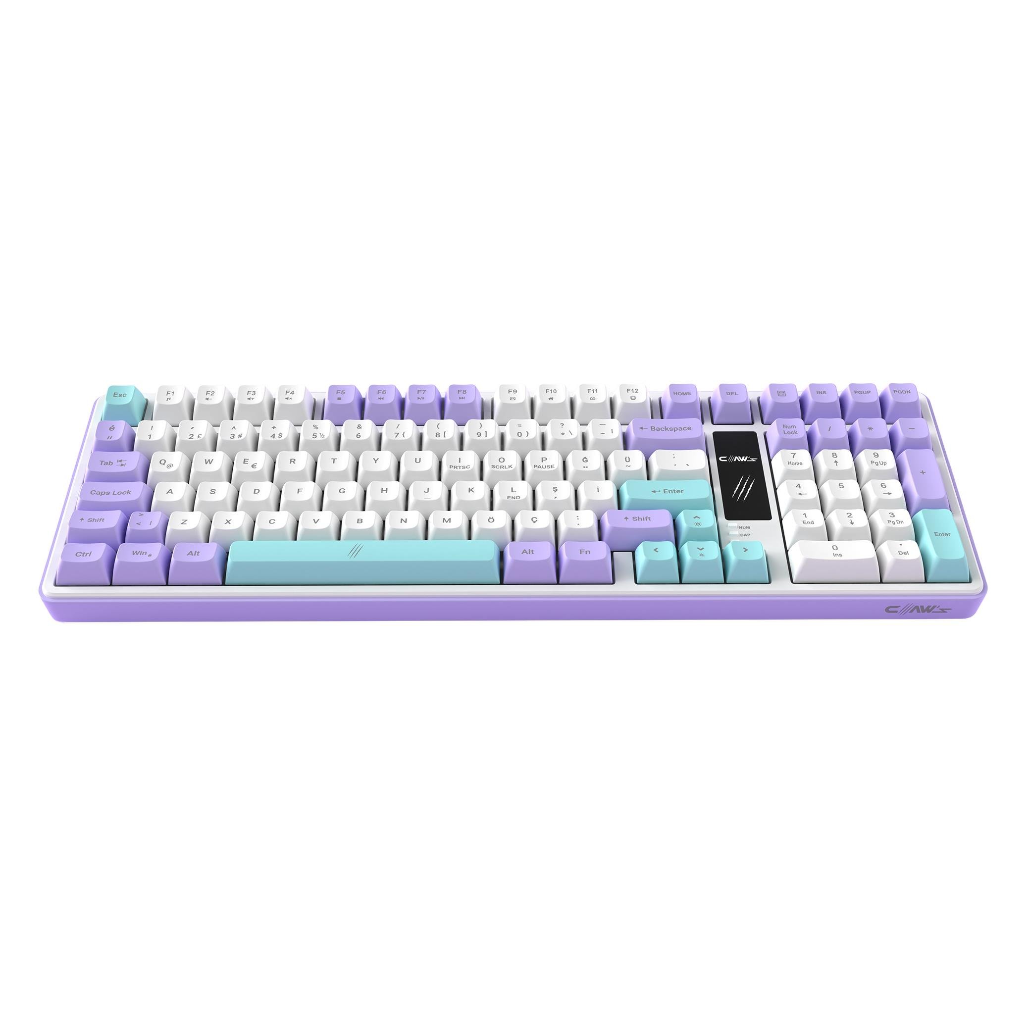 Luma Kablolu 3 Modlu LCD Ekran - Chromatic Rgb Modlu - Ultra Tepkime & Konfor 100 Tuş Membran Gaming & Ofis Klavyesi