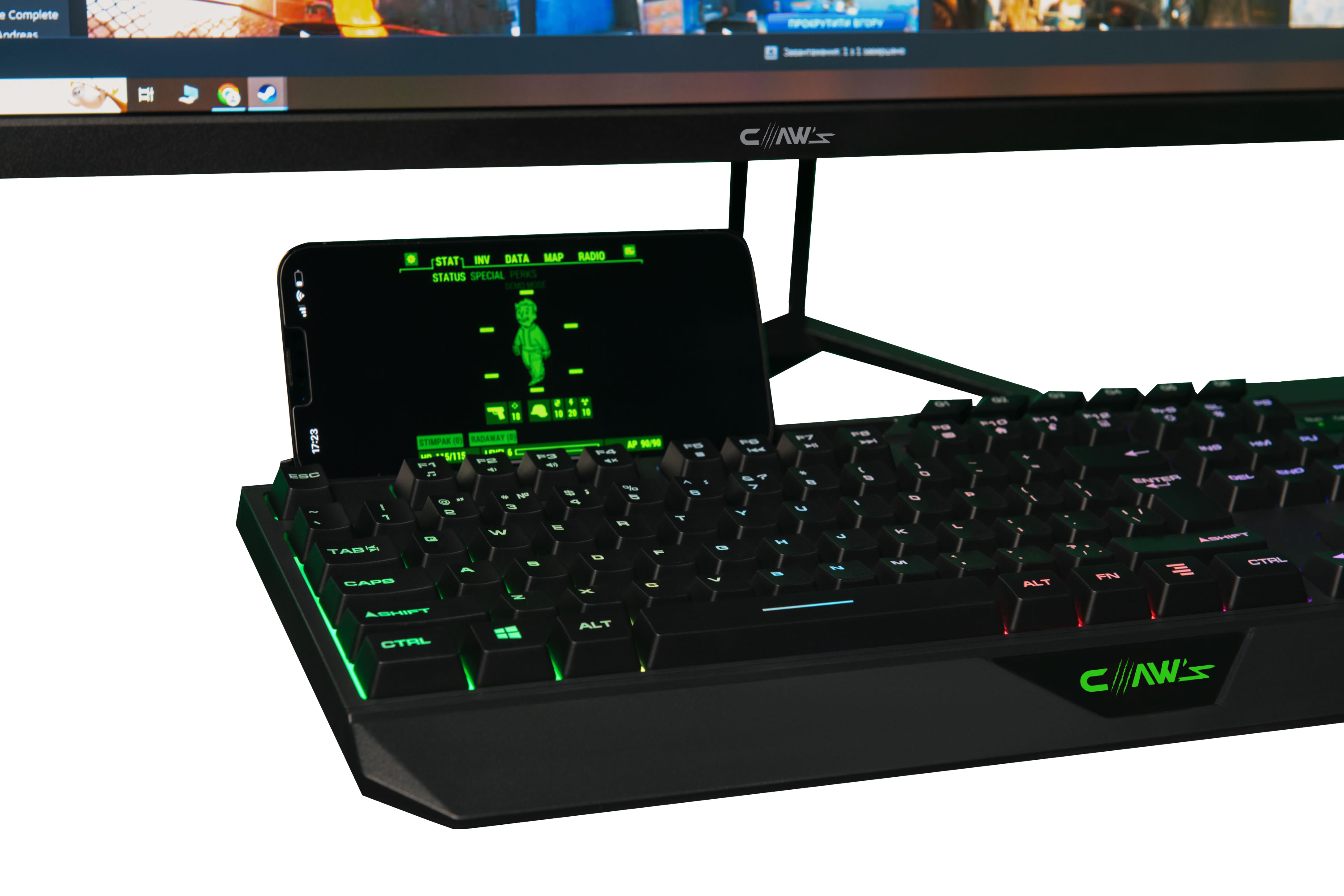 Nexus K1 RGB Full Membran 104 Tuşlu Ekstra Multimedya / Rollover Ses Kontrol Mekanizmalı & Claw's Reflex Örgü Kablolu