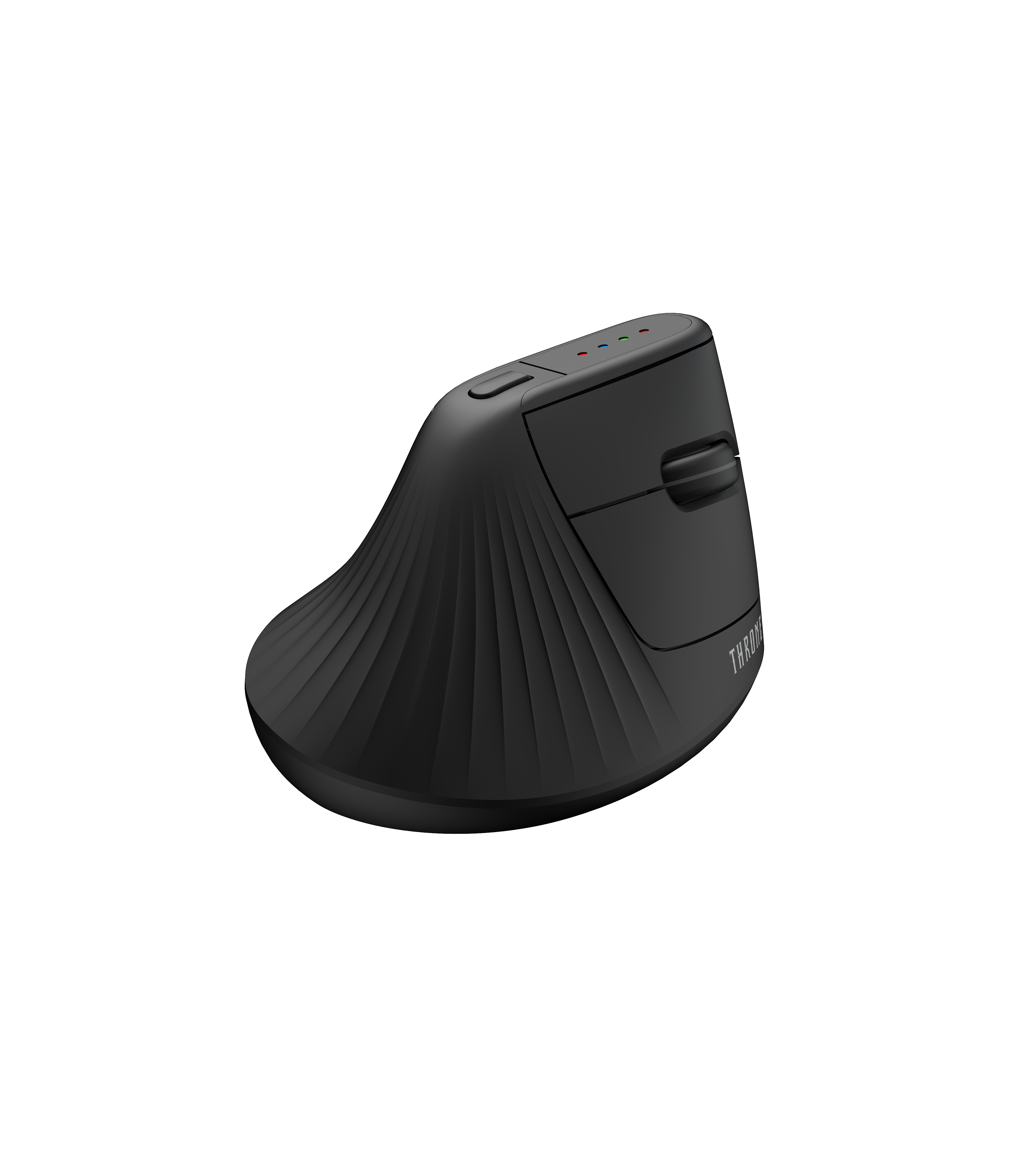 Throne Elite Ergoflow Dikey Ergonomik Kablosuz Mouse - 1600 DPI PAW3065 Sensör, Sessiz Tıklama (Silent Click), Tri-Mode Hibrit Geçiş (2.4GHz + Çift Bluetooth 5.1), Bilek Sağlığı Koruyucu Ofis Mouse