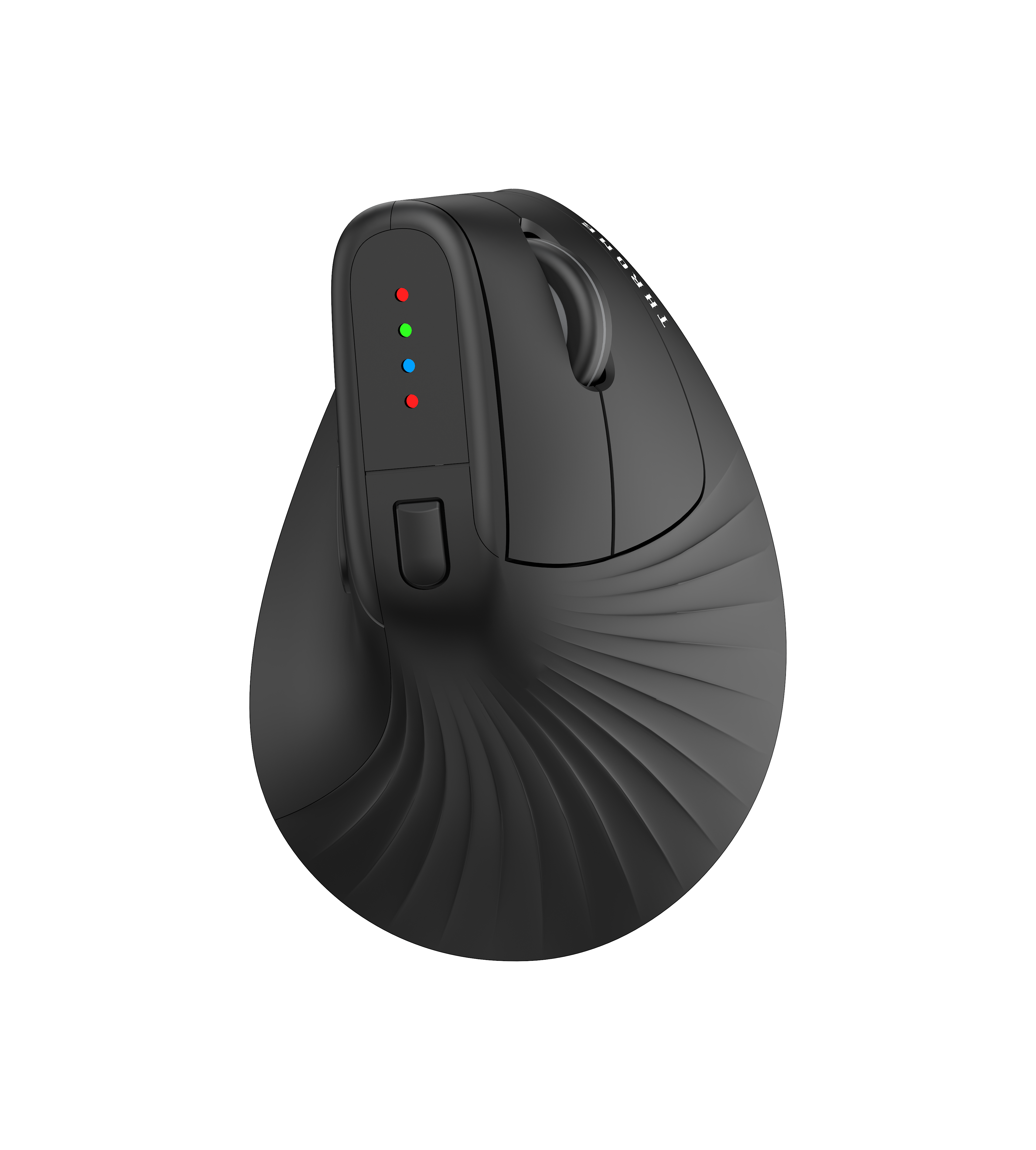 Throne Elite Ergoflow Dikey Ergonomik Kablosuz Mouse - 1600 DPI PAW3065 Sensör, Sessiz Tıklama (Silent Click), Tri-Mode Hibrit Geçiş (2.4GHz + Çift Bluetooth 5.1), Bilek Sağlığı Koruyucu Ofis Mouse
