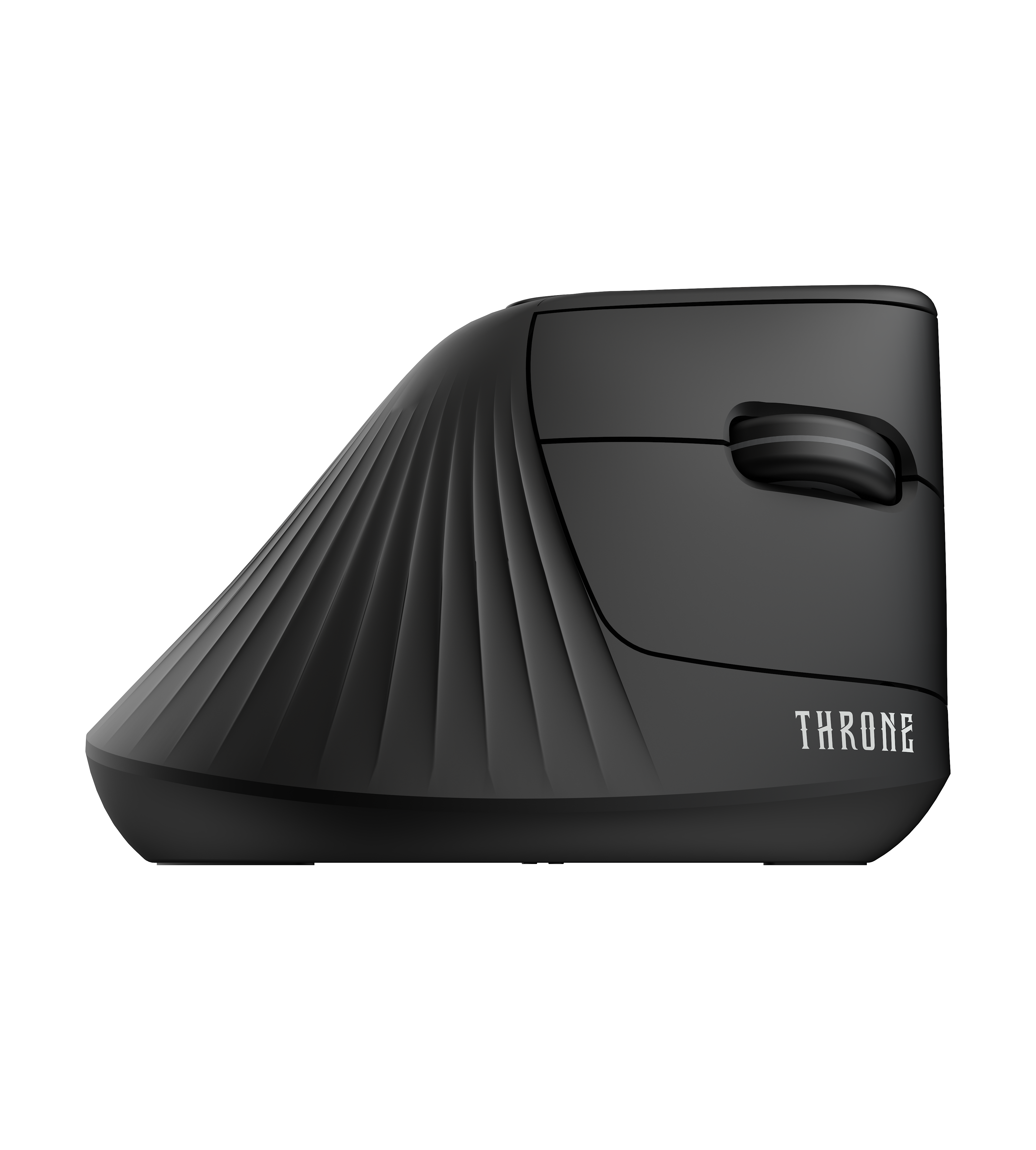 Throne Elite Ergoflow Dikey Ergonomik Kablosuz Mouse - 1600 DPI PAW3065 Sensör, Sessiz Tıklama (Silent Click), Tri-Mode Hibrit Geçiş (2.4GHz + Çift Bluetooth 5.1), Bilek Sağlığı Koruyucu Ofis Mouse