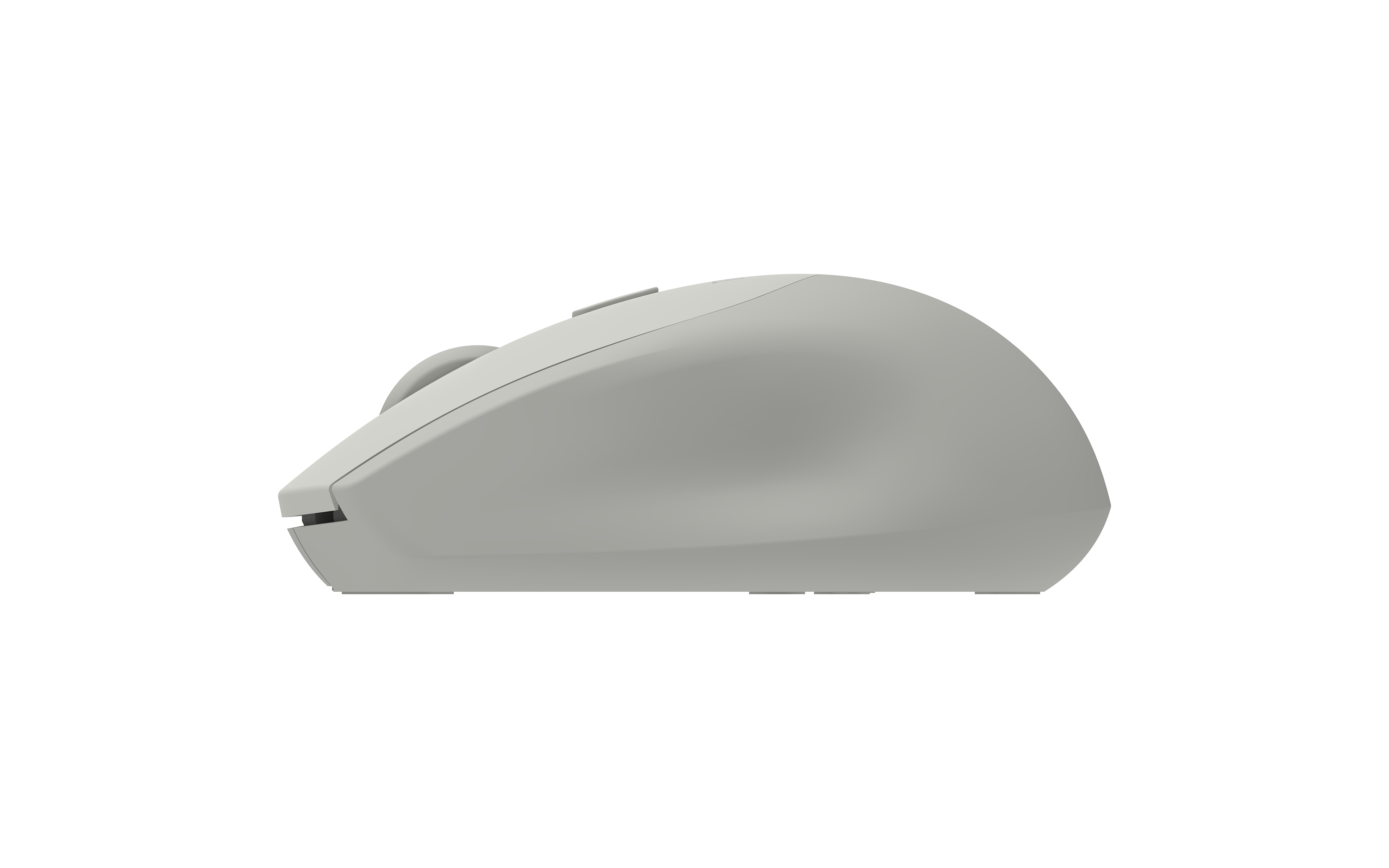 Throne Nebula Air Çift Renkli Kablosuz Mouse - 1600 DPI PAW3065 Sensör, Sessiz Tıklama (Silent Click), Tri-Mode Bağlantı (2.4GHz + Çift Bluetooth 5.1), Premium Ofis ve Mobil Taşınabilir Mouse - Gri