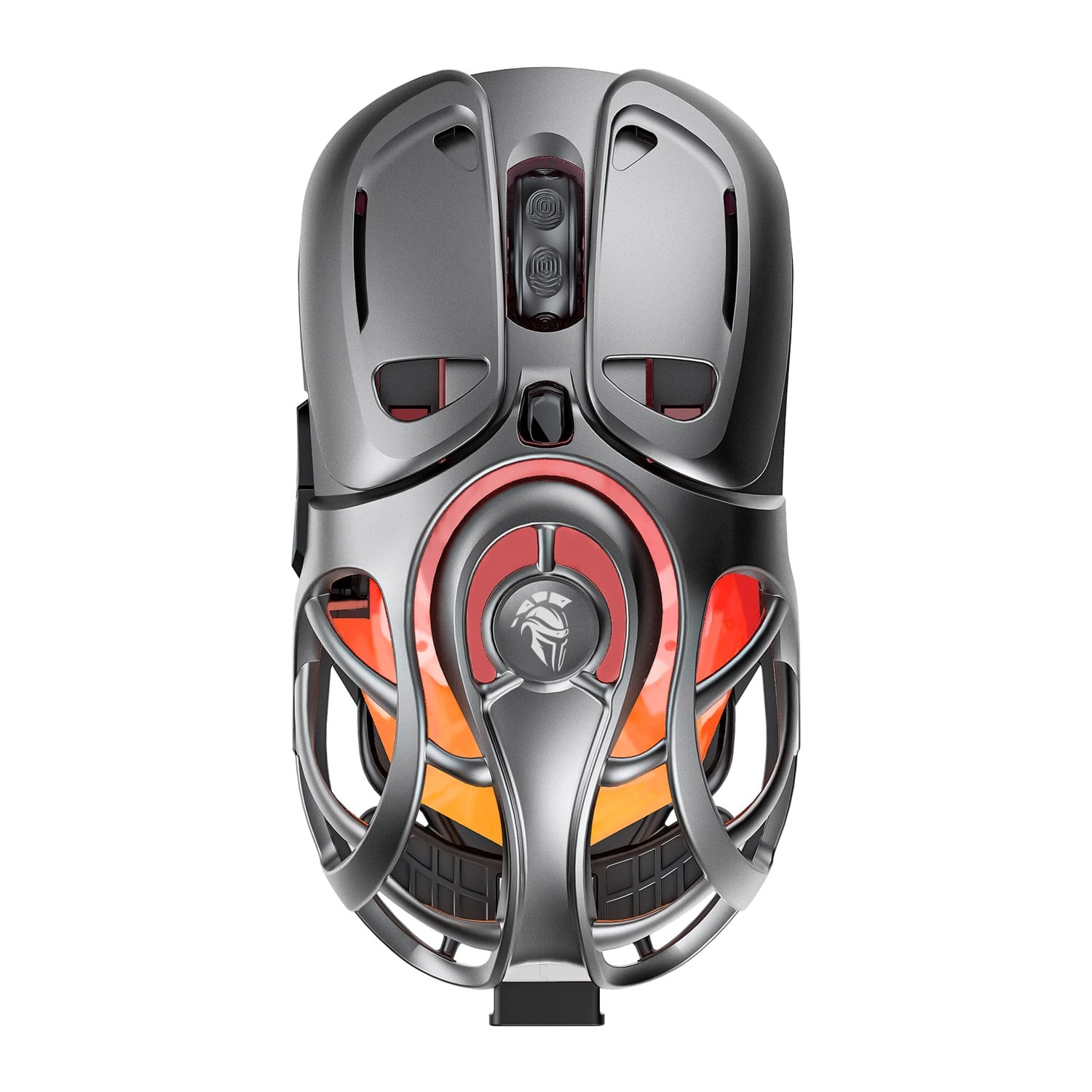Throne Phantom Core İskelet Tasarım Ultra Hafif Kablosuz Oyuncu Mouse - 12000 DPI, Dual 1000Hz Polling Rate, 7 Butonlu RGB Tri-Mode Gecikmesiz Gaming Mouse - Stealth Grey