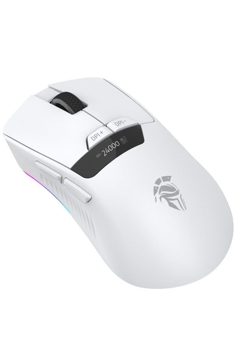 THRONE Reflex Core 24.000 Dpi PAW 3311/2K OLED Ekran & Yazılım PTFE Gaming Mouse (2.4Ghz + BT + Type-C)
