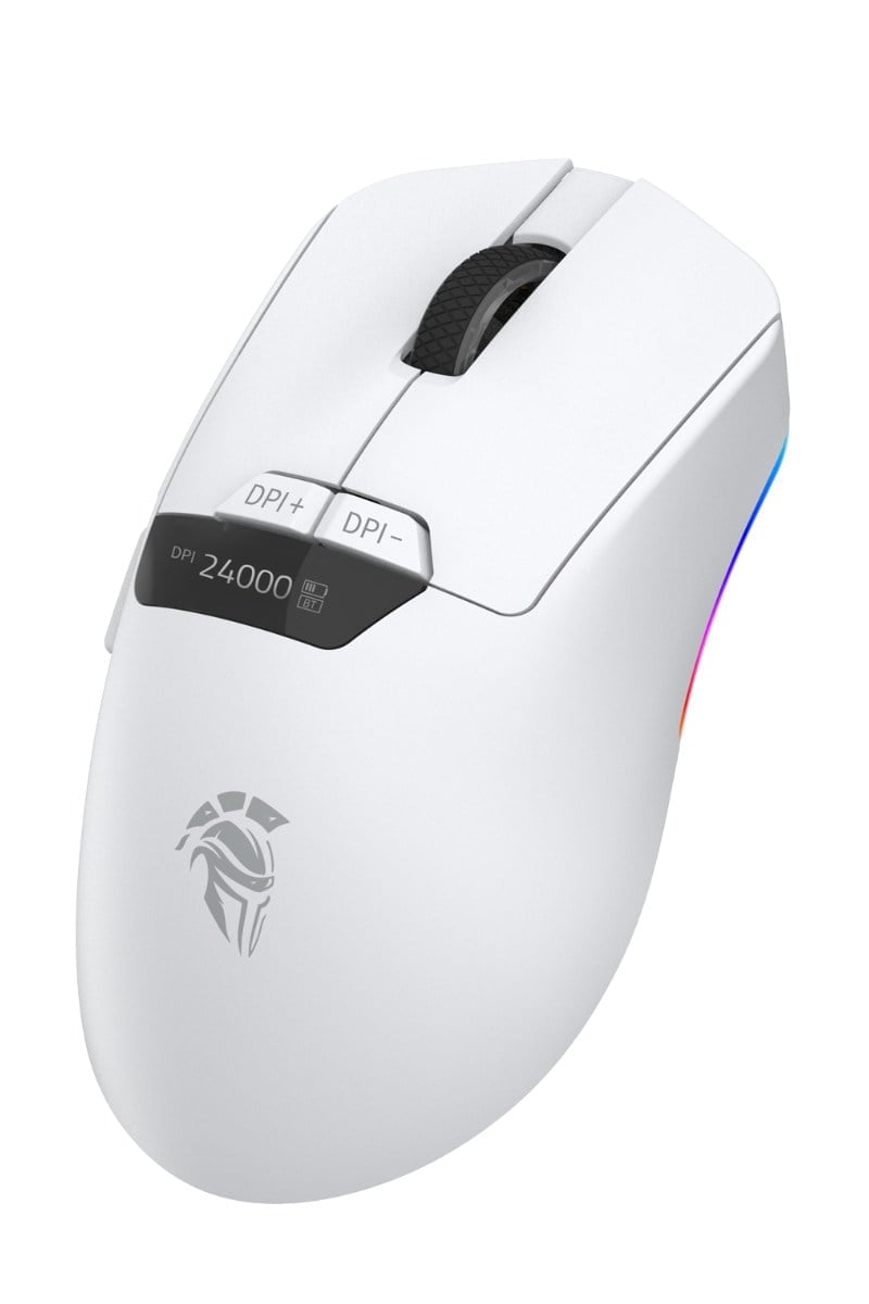 THRONE Reflex Core 24.000 Dpi PAW 3311/2K OLED Ekran & Yazılım PTFE Gaming Mouse (2.4Ghz + BT + Type-C)