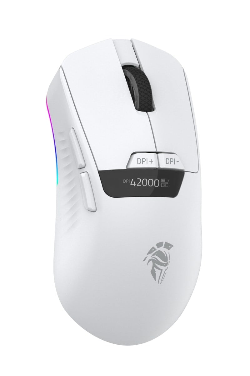 THRONE Reflex Pro 42.000 Dpi PAW 3395/2K OLED Ekran & Yazılım PTFE Gaming Mouse (2.4Ghz + BT + Type-C)