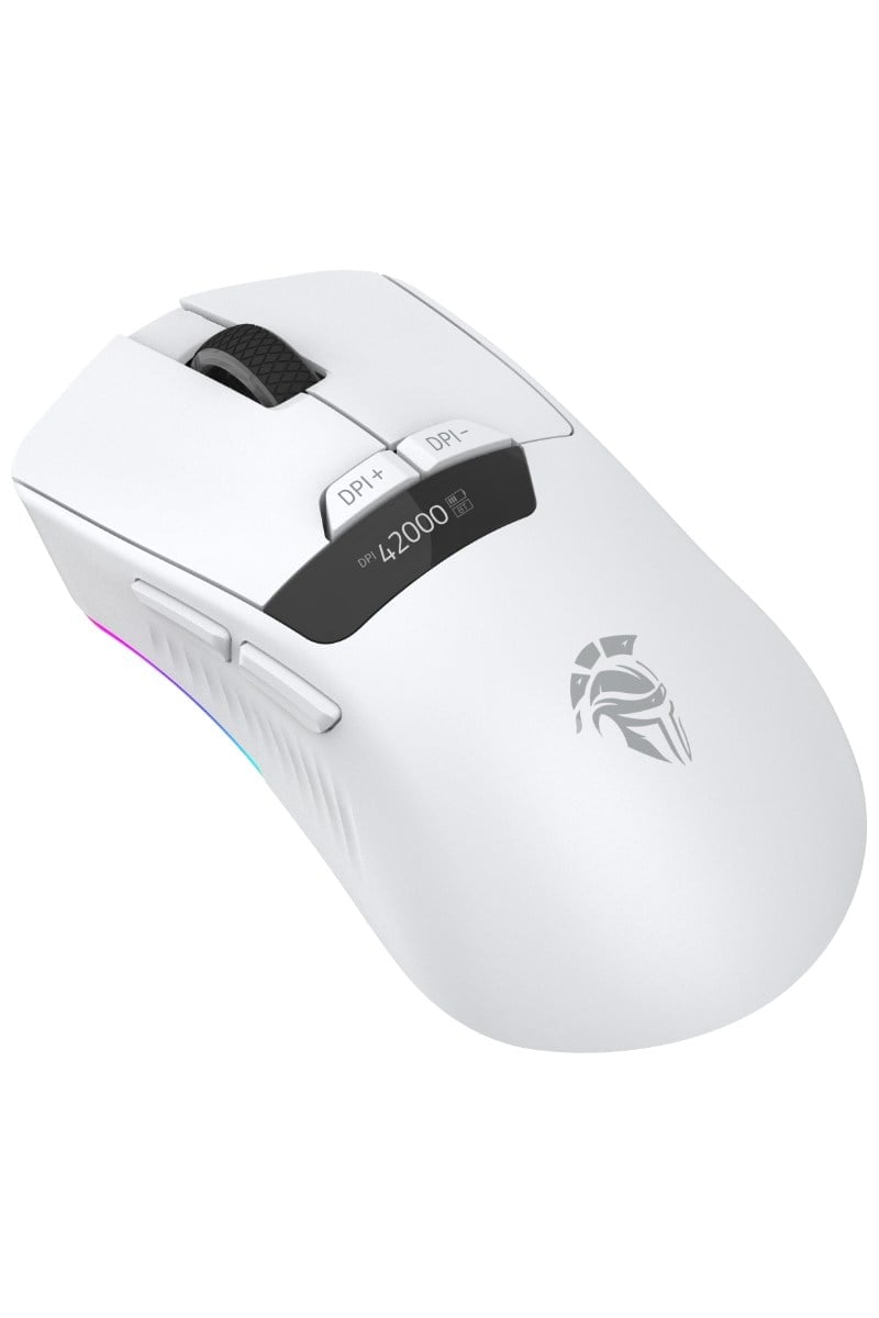 THRONE Reflex Pro 42.000 Dpi PAW 3395/2K OLED Ekran & Yazılım PTFE Gaming Mouse (2.4Ghz + BT + Type-C)