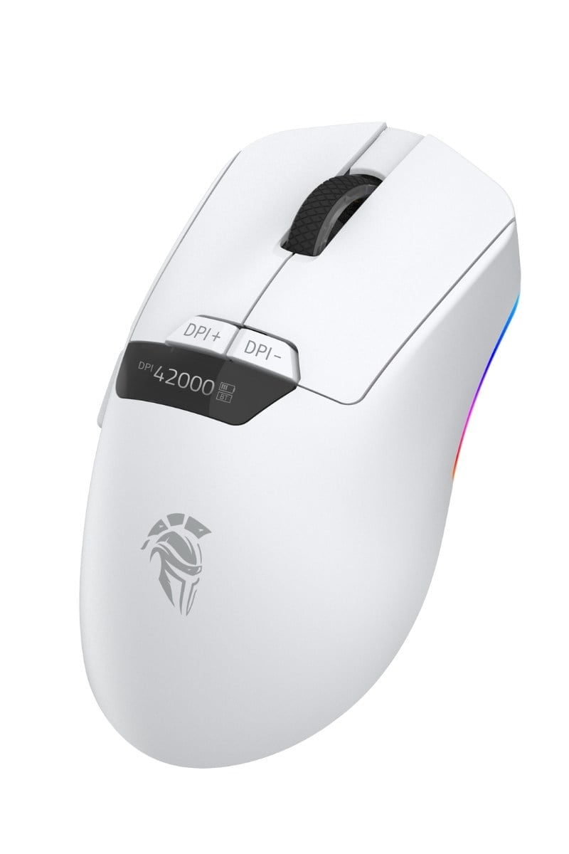 THRONE Reflex Pro 42.000 Dpi PAW 3395/2K OLED Ekran & Yazılım PTFE Gaming Mouse (2.4Ghz + BT + Type-C)