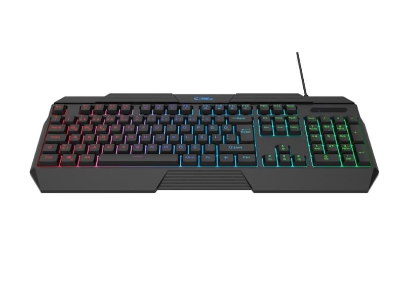 Thunderstrike Rgb Işıklandırma - 1000Hz Polling Rate - Örgü Kablolu Membran Oyuncu Klavyesi