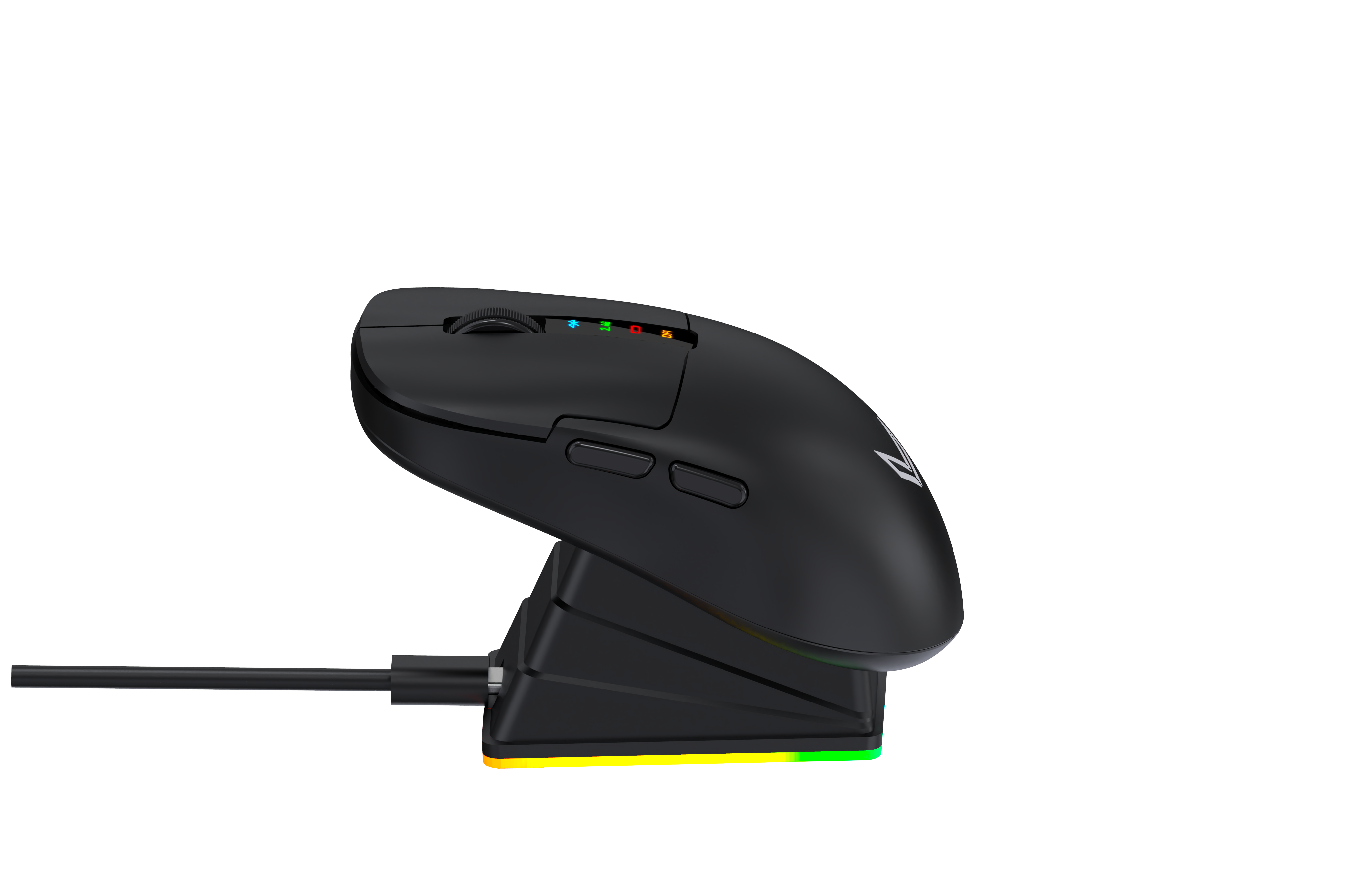 Valor Type-X M1 Kablosuz Oyuncu Mouse - 12000 DPI Ayarlanabilir Optik Sensör, 1000Hz Ultra Hızlı Raporlama, 7 Programlanabilir Tuşlu, RGB Işıklı ve Şarj Edilebilir Premium Gaming Mouse