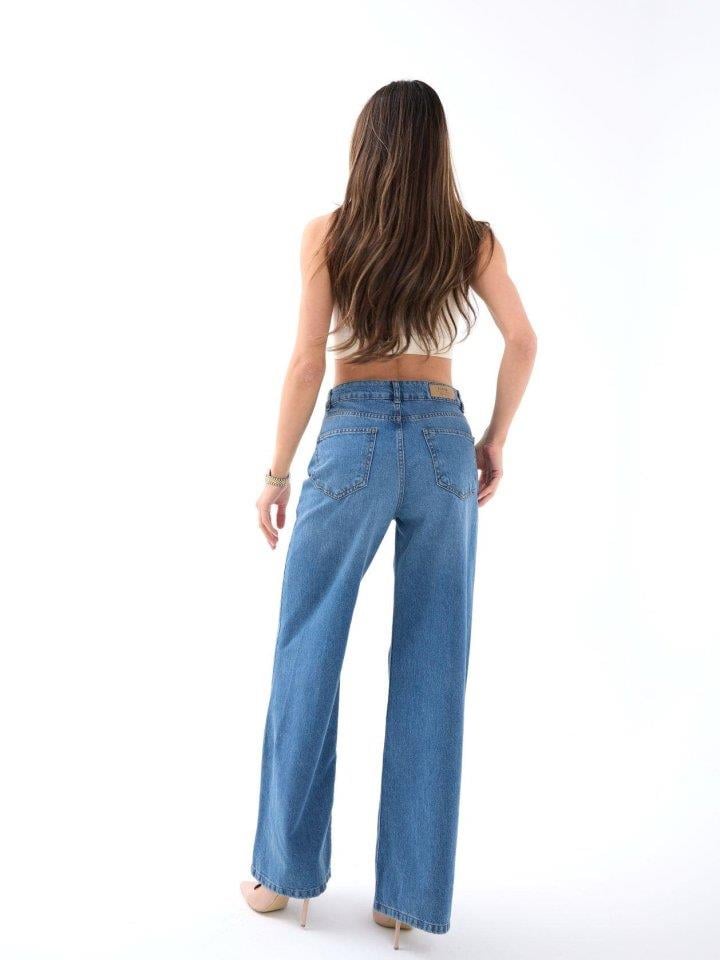 7418 KOT PANTOLON-MAVİ