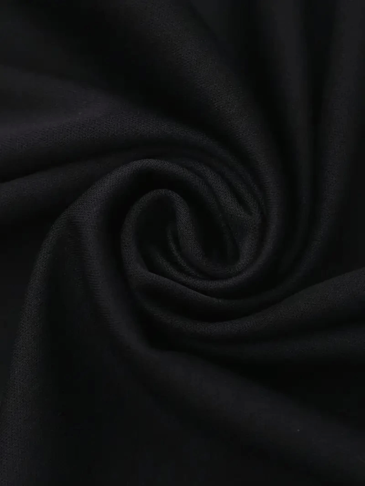 Baskılı Oversize Bisiklet Yaka T-shirt - Siyah