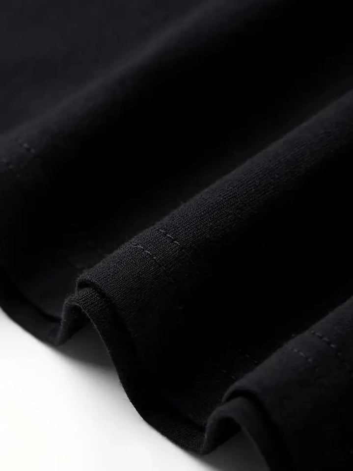 Baskılı Oversize Bisiklet Yaka T-shirt - Beyaz