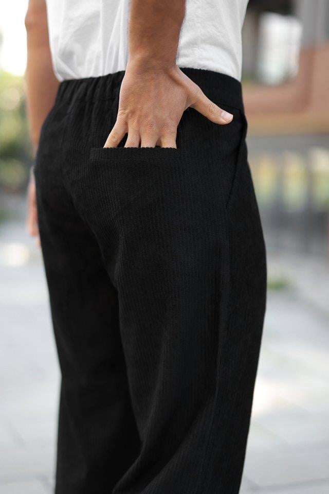 Erkek Kadife Baggy Pantolon