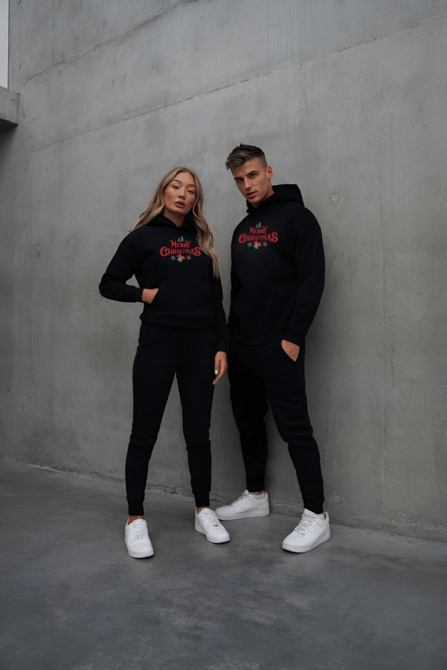 Merry Chrıstmas Sweatshirt - Hodie - Siyah