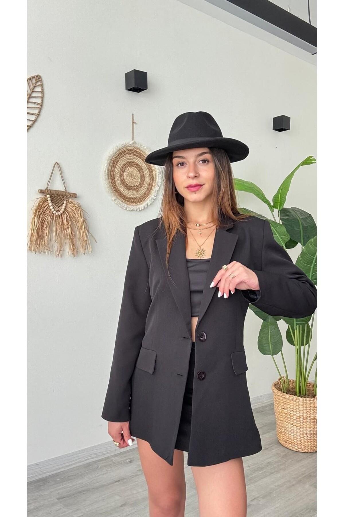 Kadın Haki Blazer CEKET
