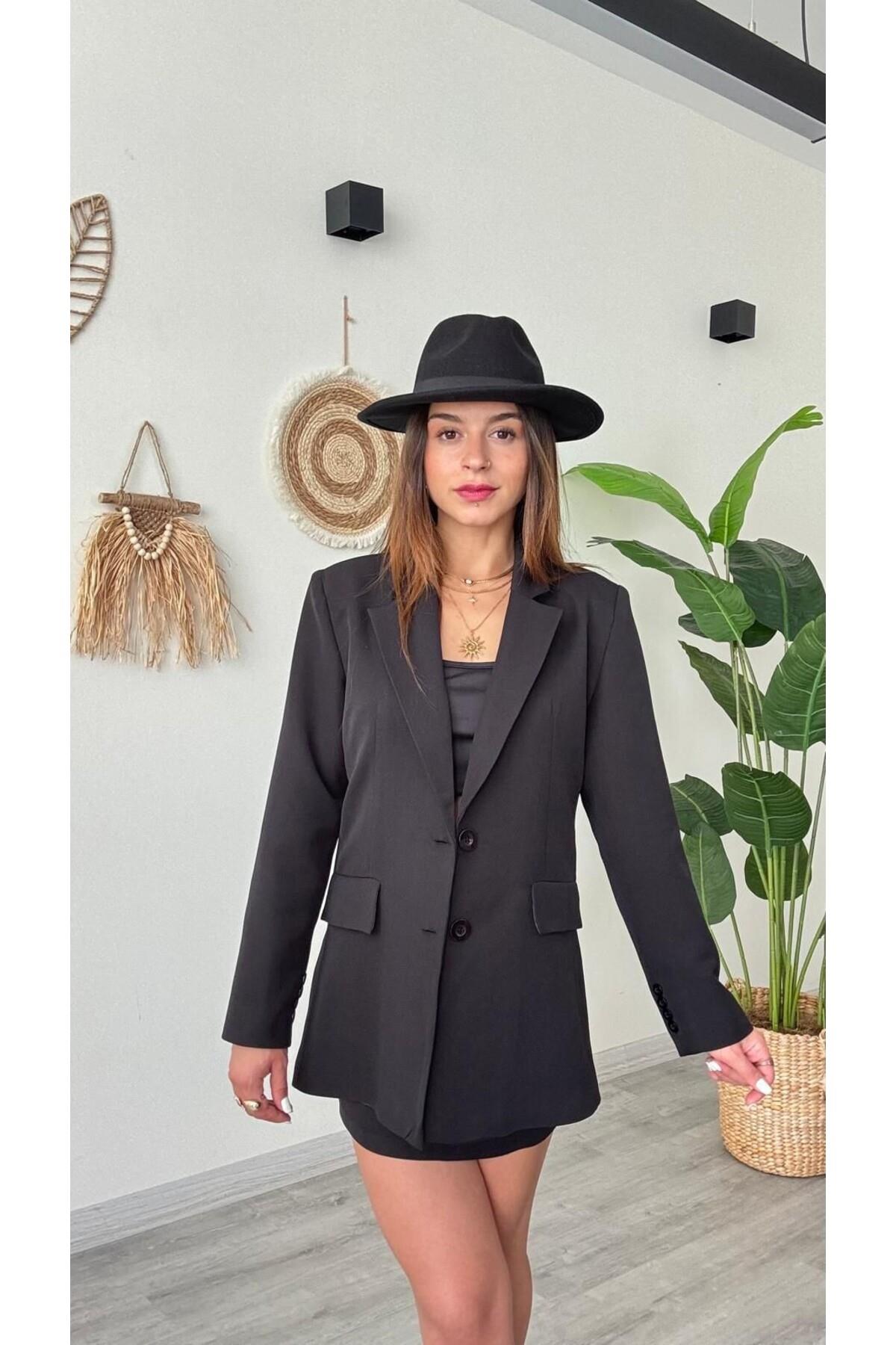Kadın Haki Blazer CEKET
