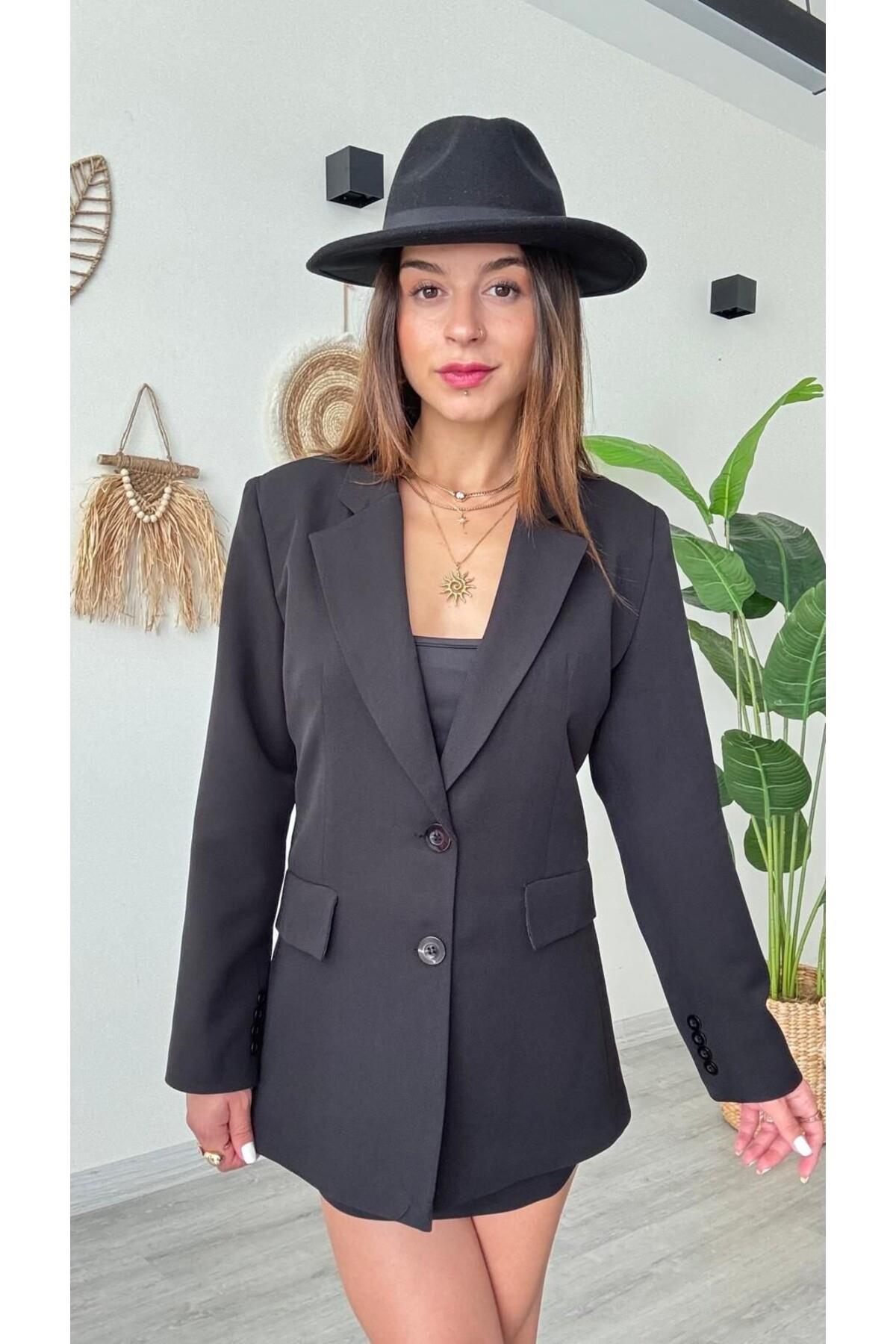 Kadın Haki Blazer CEKET